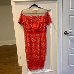 JAX midi lace dress